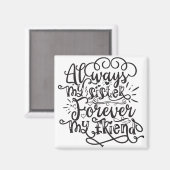 『いつも姉は永遠に私の友だち』 マグネット (正面/裏面)