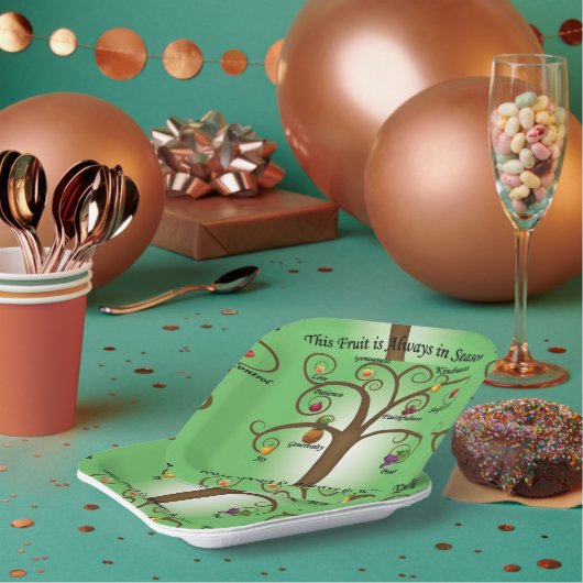 いつも季節の魂の果実 ペーパープレート (複数)