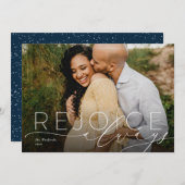 いつも宗教的な休日の写真カードを楽しむ シーズンカード (正面/裏面)