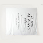 いつも引用文結婚の背景 タペストリー (正面(横))