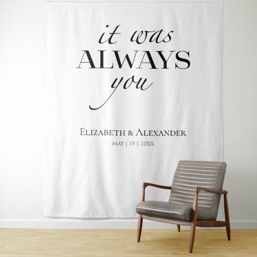 いつも引用文結婚の背景 タペストリー (インサイチュ)