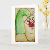 いつも得本のカードに頭を入れる カード (黄色い花)