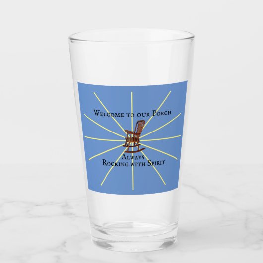 いつも心で揺れる私たちのポーチへようこそ | タンブラーグラス (正面)