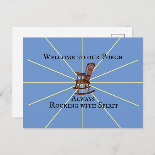 いつも心で揺れる私たちのポーチへようこそ | ポストカード (正面/裏面)