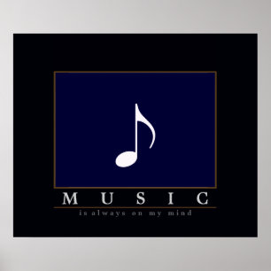 いつも心の中で音楽を聴く ポスター