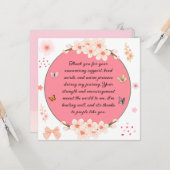 いつも応援してくれてありがとう。 カード (正面/裏面インサイチュ)