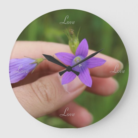 いつも愛する ラージ壁時計 (正面)
