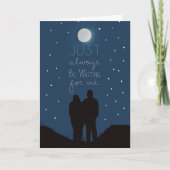 いつも愛の記念日のカードを待っている カード (正面)