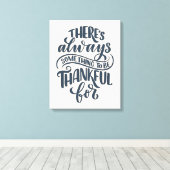いつも感謝すべきことがある キャンバスプリント (インサイチュ (ウッドフロア))