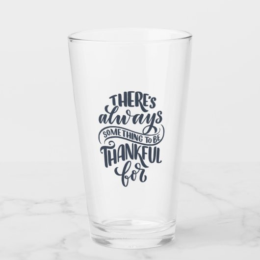 いつも感謝すべきことがある タンブラーグラス (正面)