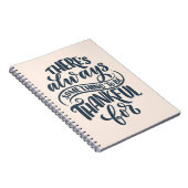 いつも感謝すべきことがある ノートブック (右側)