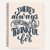 いつも感謝すべきことがある ノートブック (正面)