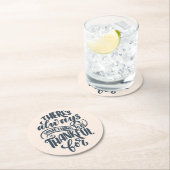 いつも感謝すべきことがある ラウンドペーパーコースター (インサイチュ)