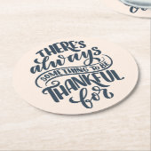 いつも感謝すべきことがある ラウンドペーパーコースター (アングル)