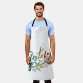 いつも感謝する エプロン (着用した状態)