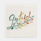 いつも感謝する スタンダードランチョンナプキン (正面)