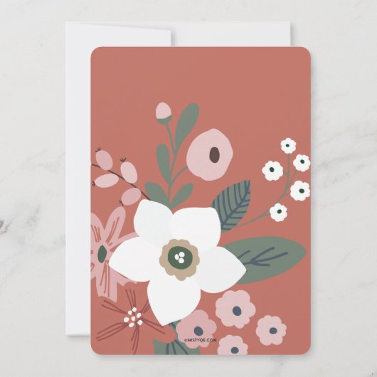 いつも感謝の感謝祭の写真 シーズンカード (裏面)