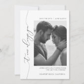 いつも日付カードを保存してた 招待状 (正面)