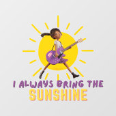 いつも日差しを持って来る ウィンドウサイン (シート)