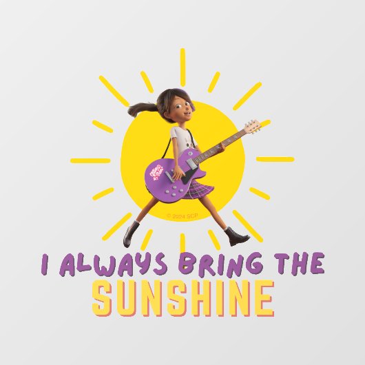 いつも日差しを持って来る ウィンドウサイン (シート)