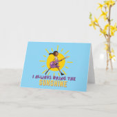 いつも日差しを持って来る カード (黄色い花)