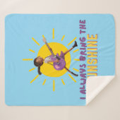 いつも日差しを持って来る シェルパブランケット (正面(横))