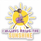 いつも日差しを持って来る シール (正面)