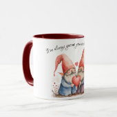 いつも格言のバレンタインデーのマグカップ マグカップ (正面左)