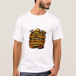 いつも楽しく建設してるわけじゃない Funny 建設 Tシャツ