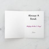 いつも母の子の絆の母の日カード カード (内部)