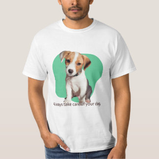 いつも気に犬を連れて行け。 Tシャツ