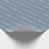 いつも永遠に埃っぽいブルー結婚ズ ラッピングペーパー (角)