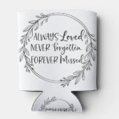 いつも永遠に愛忘れされる恋しく思 缶クーラー (裏面)