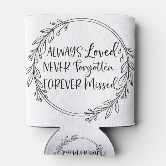 いつも永遠に愛忘れされる恋しく思 缶クーラー (裏面)