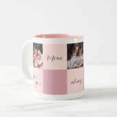 「いつも永遠に母を愛して」写真ギフト ツートーンマグカップ (正面左)