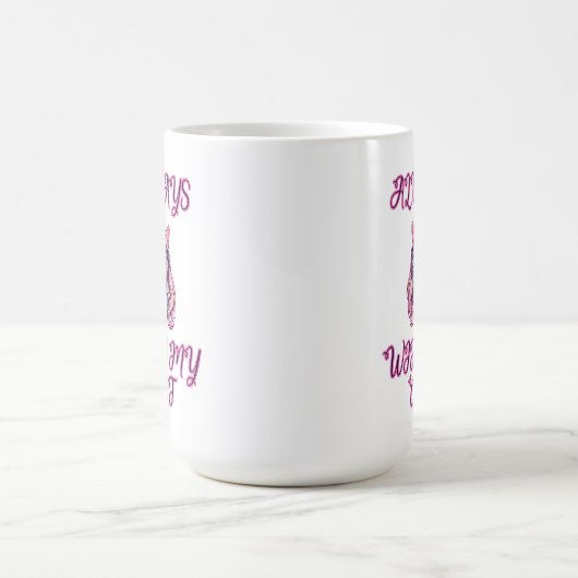 いつも猫と一緒 愛猫家デザイン コーヒーマグカップ (中央)