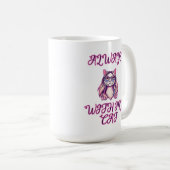 いつも猫と一緒 愛猫家デザイン コーヒーマグカップ (正面右)