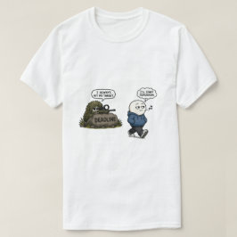 いつも目標を達成する - 面白い先延ばしデザイン Tシャツ