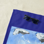 いつも相棒で泳ぐ ビーチタオル (インサイチュ)