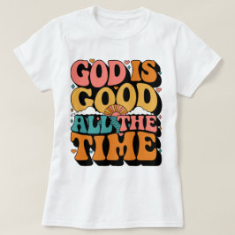 いつも神はよき信仰インスピレーション Tシャツ