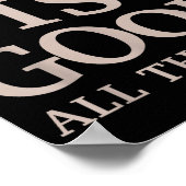 いつも神は良い キリスト教の信仰 聖書の言葉 ポスター (角)