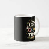 いつも神は良い 神の信仰 クリスチャン 引用 コーヒーマグカップ (正面右)