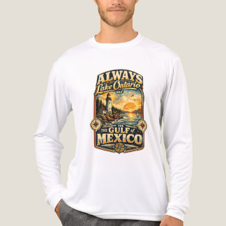 いつも私にとってはオンタリオ湖とメキシコ湾 トライブレンドTシャツ
