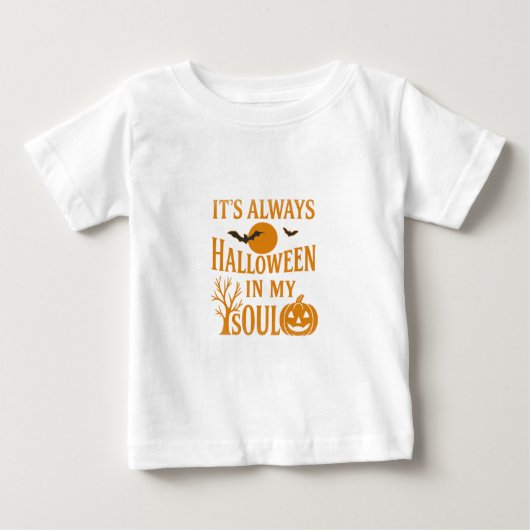 いつも私の心の中でハロウィーン ベビーTシャツ (正面)