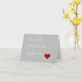 **いつも私の永遠のアニバーサリーカード** カード (黄色い花)