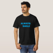 いつも笑顔で Tシャツ (正面フル)