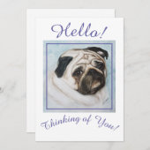 いつも考えのワンちゃん シーズンカード (正面/裏面)