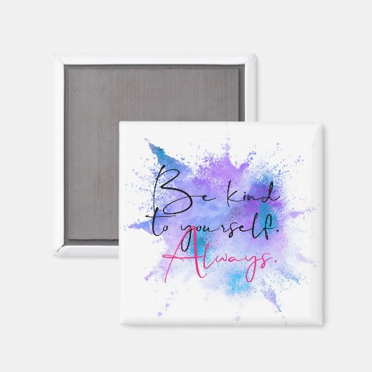 いつも自分に親切に書引用文 マグネット (正面/裏面)