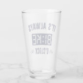 いつも自転車に乗る タンブラーグラス (裏面)