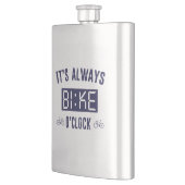 いつも自転車に乗る フラスク (左)